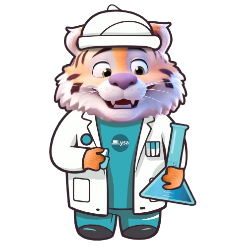 MASKOT PT LYSA Global Indonesia Karakter Harimau - Atribut Laboratorium - Alat Laboratorium