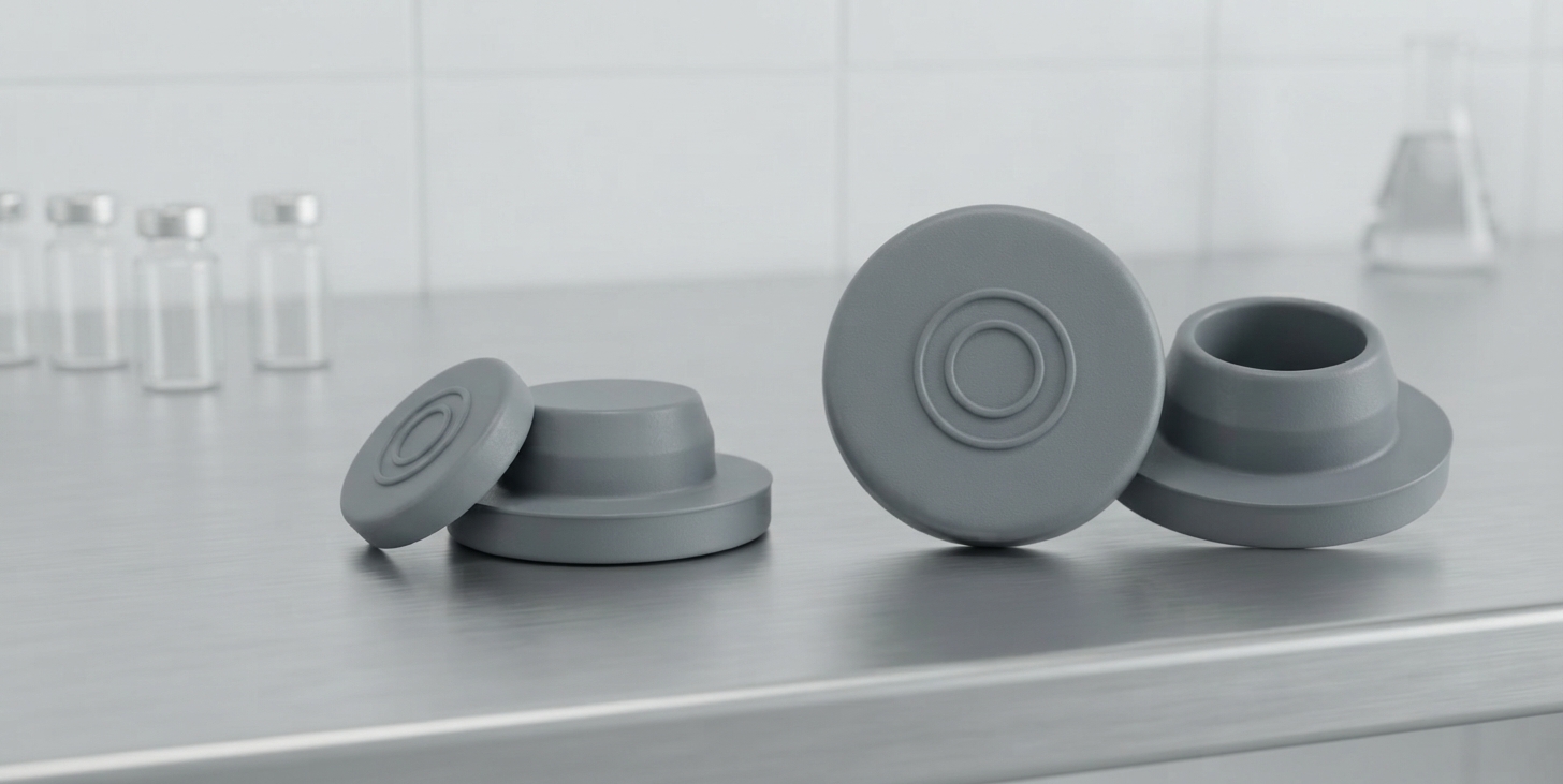 20MM Moulded Grey Butyl Injection Stopper