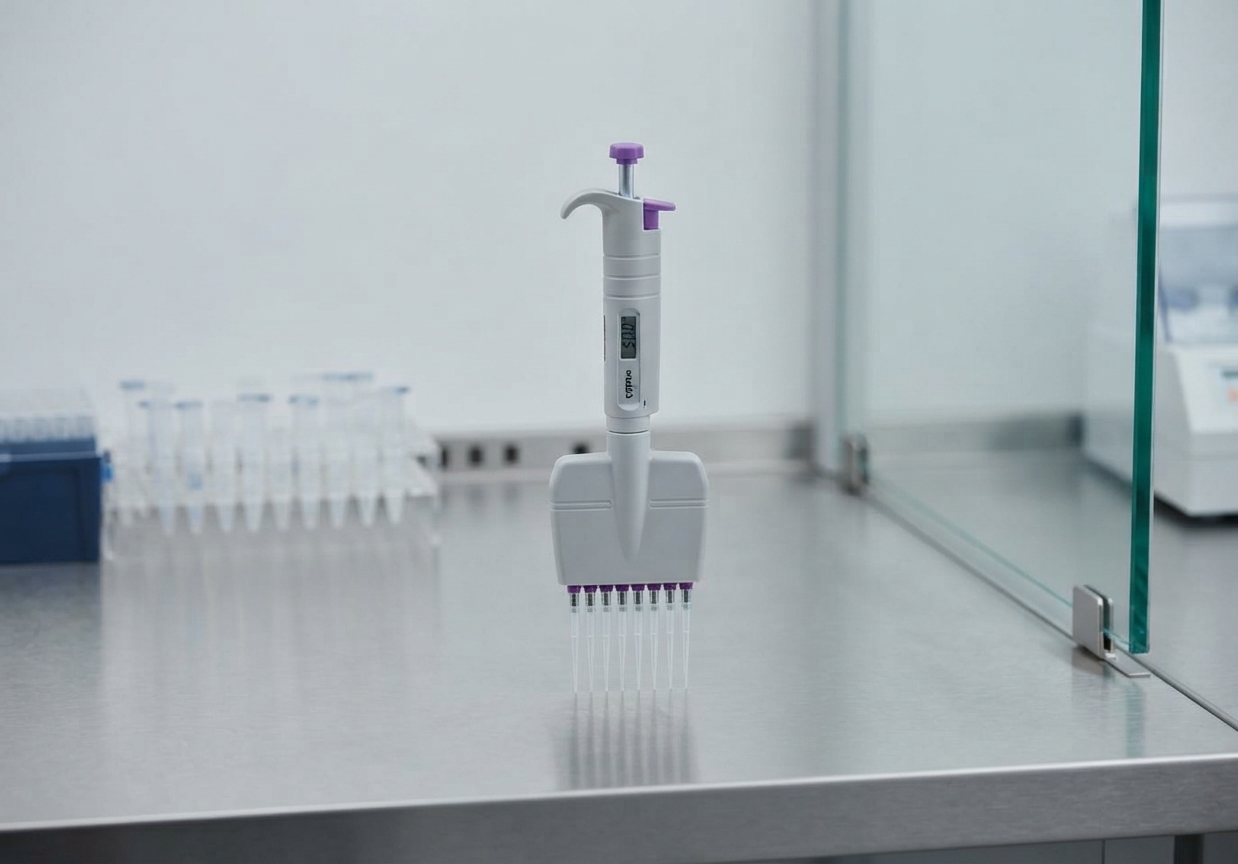 MicroPette Plus 8-Channel Autoclavable Pipettor, 50-300μl