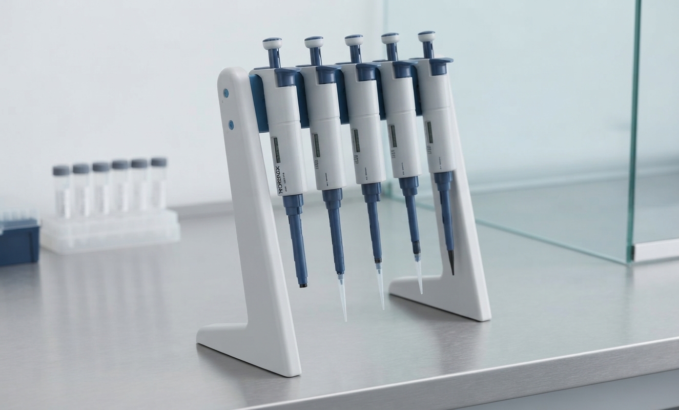 Linear Pipettor Stand for 6 Pipettors