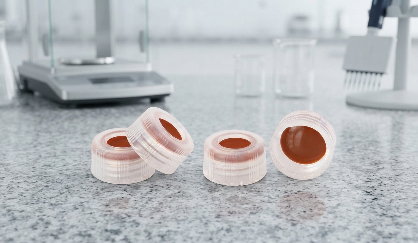 Polypropylene Silicone Closures For PFAS Analysis